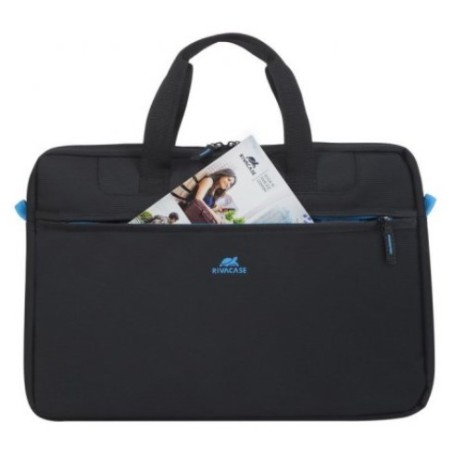 RIVACASE MALETIN NEGRO PARA PORTATIL HASTA 14"