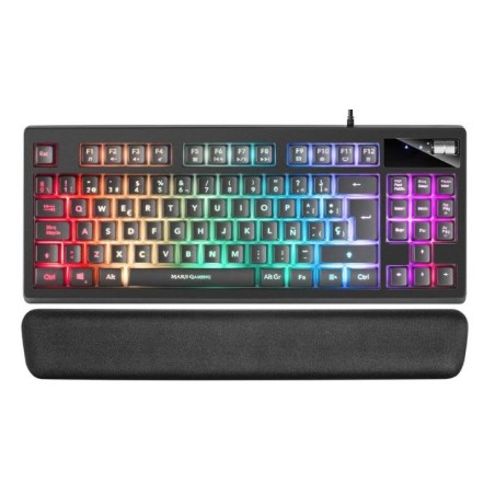 MARS GAMING TECLADO GAMING MKAX RGB CONTROL - REPOSAMUÑECAS GEL
