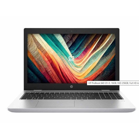 Reacondicionado HP ProBook 640 G5 14" i5 8365U, 16GB, SSD 256GB, FHD, A+