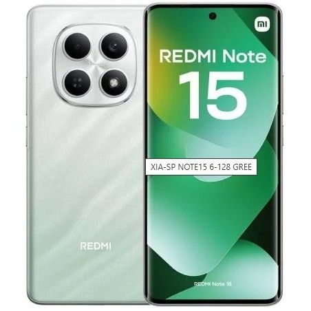 Smartphone Xiaomi Redmi Note 15 6GB/ 128GB/ 6.77"/ Verde Bosque