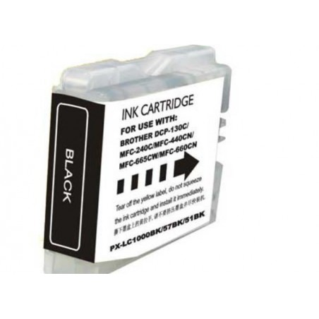 Cartucho de tinta genérico Brother LC1000XL/LC970XL de alta calidad. Pack 4